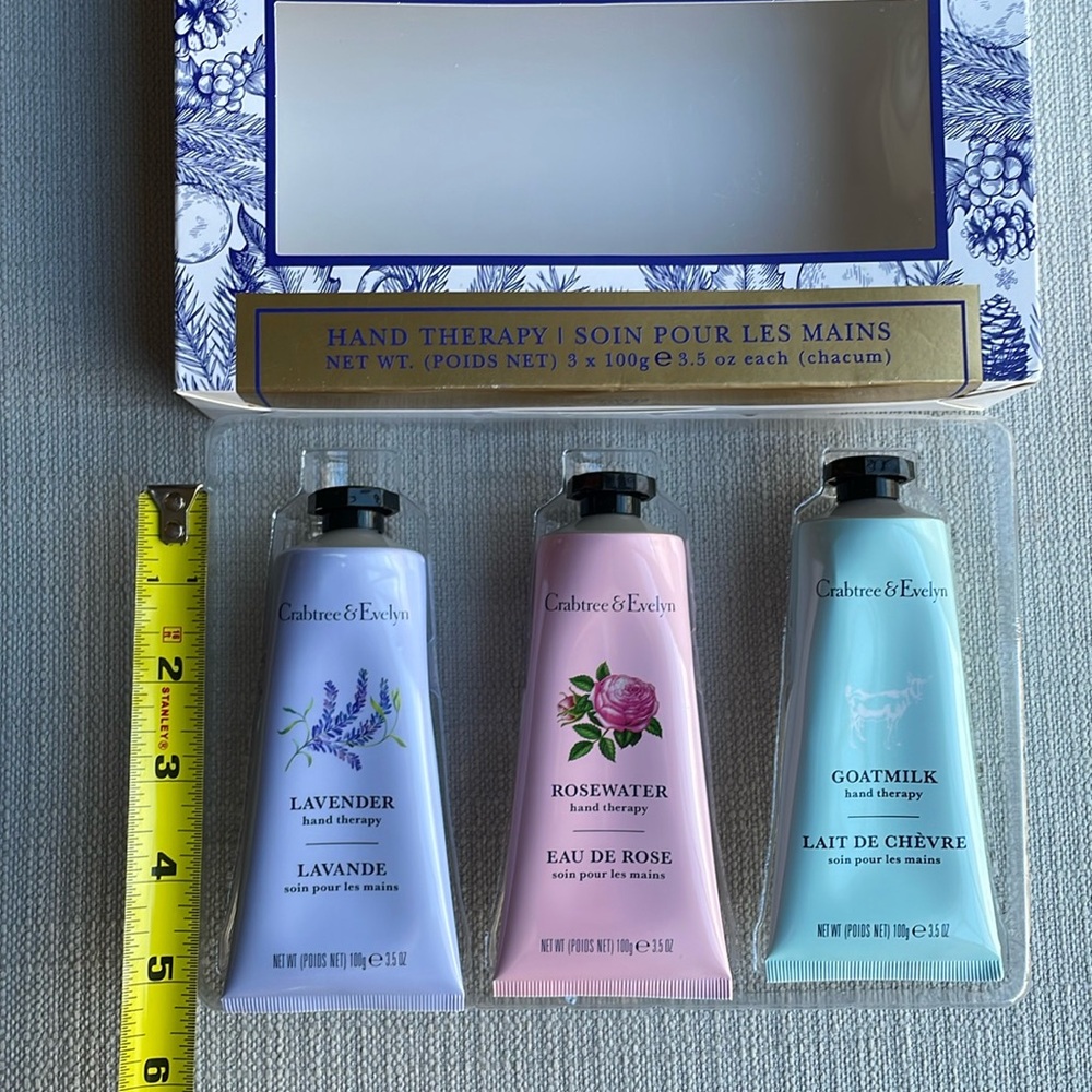 Crabtree & Evelyn Hand Therapy 3 Pack Gift Set - Picture 10 of 11